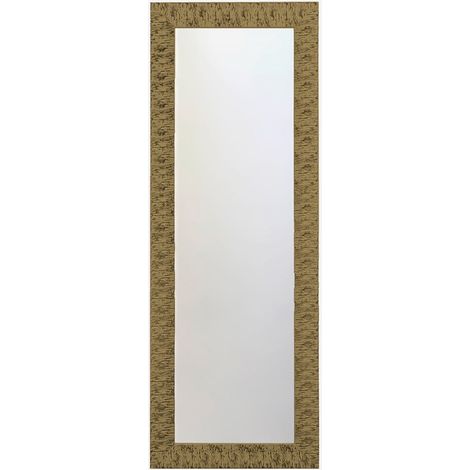 Wandspiegel Yuma 40 mit Holzrahmen - Gold