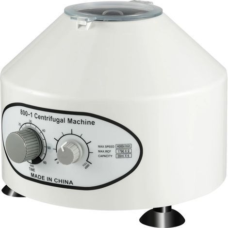 Laborzentrifuge, Schnelle Probenauftrennung, Benutzerfreundliche Steuerung, WEISS, 220V (1/2)