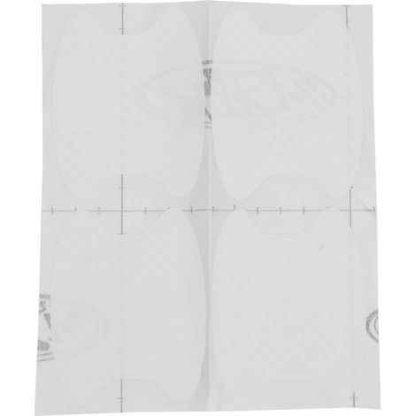 4pcs Protection de Poignée de Porte Bol Coque Fibre de Carbone Anti-Rayures Film Autocollant Universel pour Voiture Camion (Blanc) (1/5)