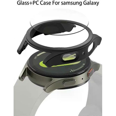 Verre trempé et coque de protection rigide pour Samsung Galaxy Watch 7/6/5/4 (40 mm/44 mm) (1/4)