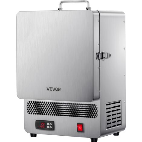 VEVOR Four de fusion de table 1500 W, four de fusion deor electrique en acier inoxydable, temperature 1200 °C, pour coulee de cire, bricolage deargile, trempe des metaux, glacage sur poterie et argent (1/5)