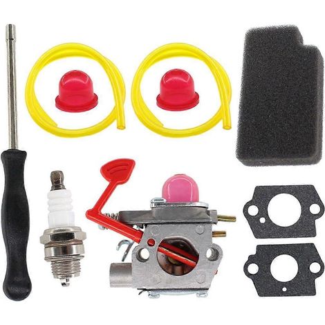 Carburateur WT-875A pour souffleur à essence Poulan 545081855 Craftsman BVM200C P200C P325 PP320, filtre à air, outil et joint (1/5)