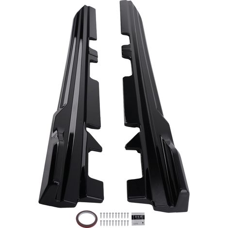 ABS Side Skirt Extension for BMW X3 X4 G01 G02 2018-2023 Black Body Panel Kit (1/4)