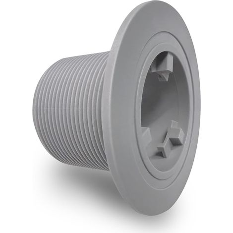 Prise Balai ABS 1" 1/2, Adaptateur Mâle Externe 2" pour Piscines Béton, Compatible UNIQUEMENT avec les PL06 Projecteur Piscine Série 1,5" (1/5)