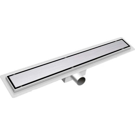 Drain de douche Hydroland Linowy Sleek inox 62 mm (1/3)