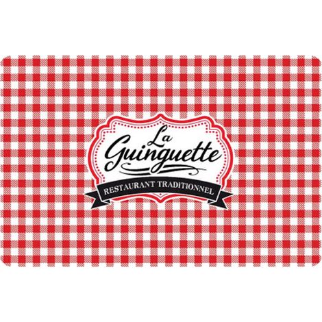Set de table la guinguette – Polypropylène – Dimensions 28 cm x 43 cm – Ambiance festive pour repas en famille – Sud Trading