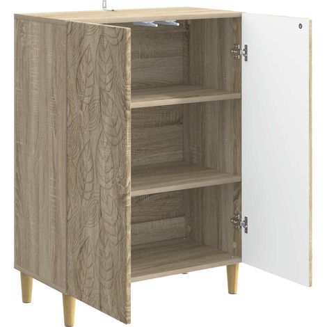 Sideboard/Anrichte/Buffet Sonoma-Eiche 66 x 34,5 x 90 cm Holzwerkstoff LXWW705066 (1/5)