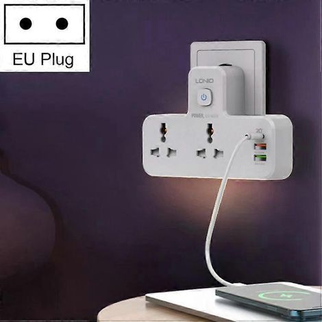 Compatible avec la prise de charge rapide 20 W avec veilleuse - Fiche LDNIO SC2311 (1/5)