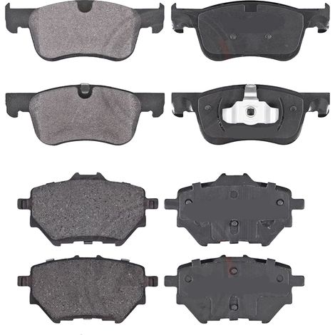 KIT PASTIGLIE FRENO ANTERIORI E POSTERIORI compatibile con CITROËN BERLINGO CASSONE/LIMOUSINE SPAZIOSA (K9) / PASTIGLIE FRENANTI AUTO OEM 35029 35167 35018,35020 35258 / SOSTITUZIONE DIRETTA / BASS