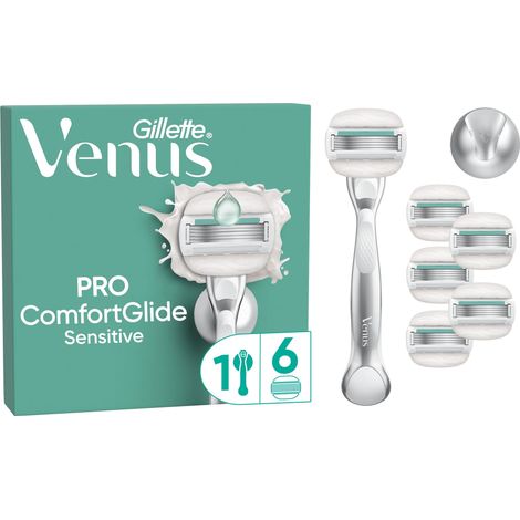 Venus - Gillette Venus Pro ComfortGlide Sensitive Razor - Green/White