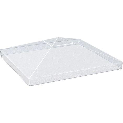 Cubierta de repuesto para cenador 3x3 m impermeable de plástico transparente (1/5)