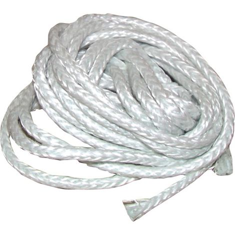 Diff – Tresse fibre minérale Ø20mm x 5m – Joint haute température jusqu'à 600°C – Faible conductivité thermique – Pour chaudières et fours - 20mmx5m