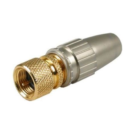 Fiche F connectique or HQ OPTEX