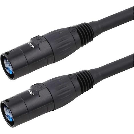 Câble Ethernet JIASOUND CAT6, connecteurs RJ45 compatibles EtherCON pour équipements industriels, spectacles et scènes, 1 mètre (1/5)