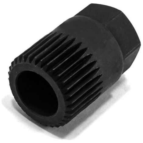 Douille d'alternateur pour démontage de poulie de courroie trapézoïdale, outil de boulon central de remplacement 33 dents, pour Volkswagen Volvo (1/4)