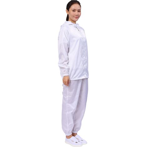 Combinaison à capuche antistatique, vêtements de sécurité d'isolation et de protection chimique (S) (1/5)