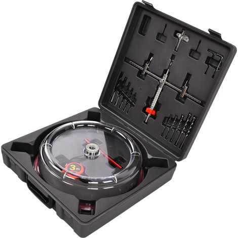 Scie cloche réglable 40-300mm, lame double, coupe-parement avec protection anti-poussière ABS, kit de trépan ajustable pour bois fin, outil de perçage universel. (1/5)