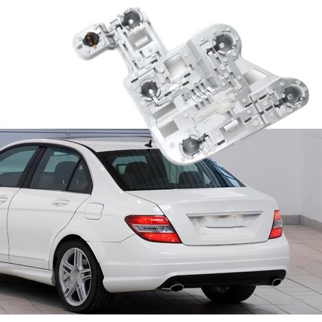 Douille de support d'ampoule de feu arrière, circuit imprimé de feu arrière, support d'ampoule de feu arrière compatible avec Mercedes-Benz Classe C W204 Berline 2007-2010, gauche