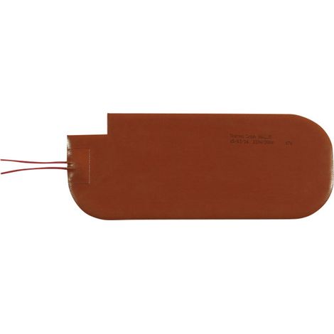 Thermo TECH Silikon Heizfolie selbstklebend 230 V/DC, 230 V/AC 350 W Schutzart IPX7 (L x B) 235 mm x