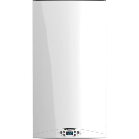 Ariston Group – Chaudière gaz à condensation 24 kW – Écran LCD – Protection antigel – Auto-diagnostic – Compacte 31,9x75x40 cm