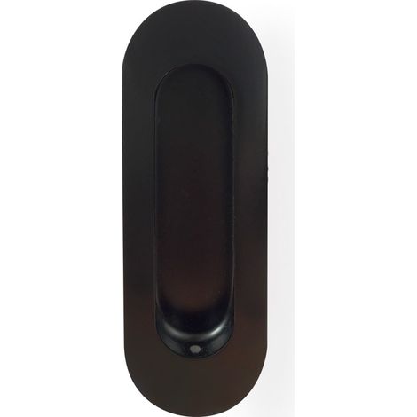 Tirador Embutido Oval Modelo Jan 120 mm Negro mate (1/3)
