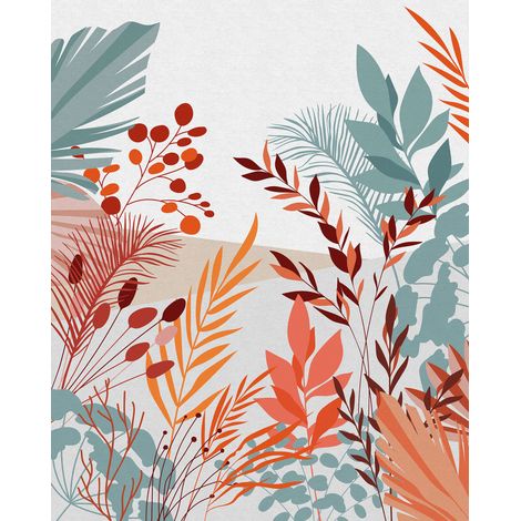 Papier peint panoramique romantique Couleurs Aspirantes (1/4)