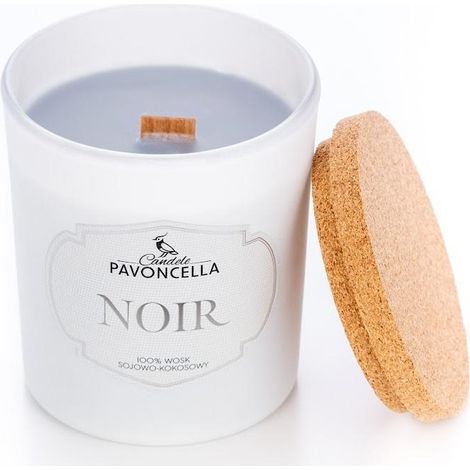 Candela profumata continental Notte Elegante bianco vetro