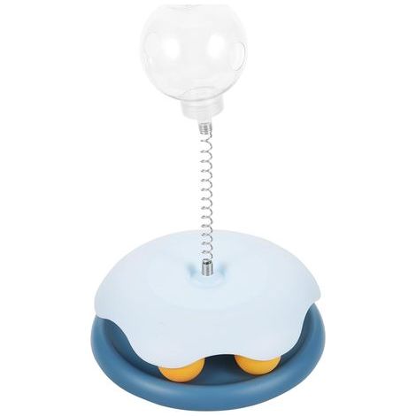 Distributeur De Friandises pour Chats Jouet Teaser à Boule Rotative pour Chat Intérieur Stimule Intelligence Et Activité De Votre Animal Jouet Interactif Amusant (1/5)