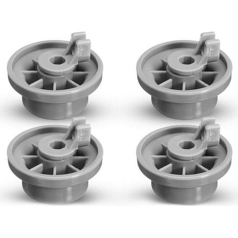4 ruedas para cesta inferior de lavavajillas，40 mm，Aptas para Bosch Siemens Neff 165314，Ruedas giratorias para cesta，Rodillos para cesta inferior (1/5)