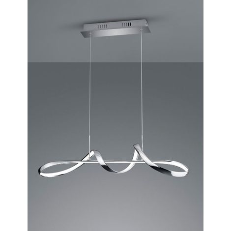 La conception moderne de Pérouse de suspension tissant le Chrome a mené l'éclairage de trio du gradateur 4000k (1/3)