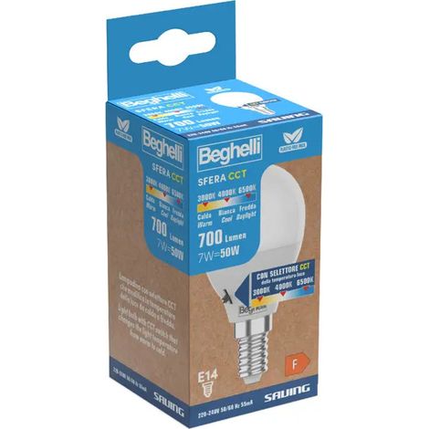Beghelli 58134 LED-Lampe 4000 K 7 W E14 F