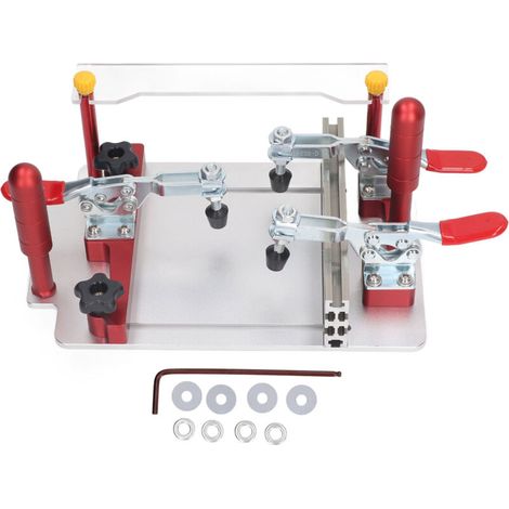 Router Table, Slider Rail, Aluminium Alloy Safety Clamp for Doors and Cabinets (1/5)