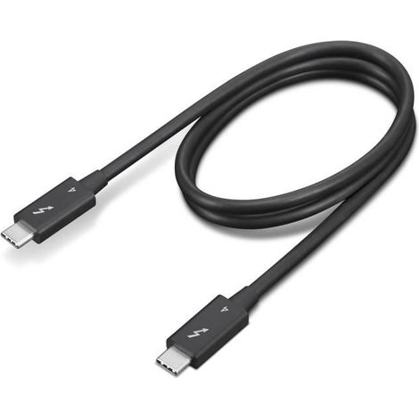 Lenovo 4X91K16968 cable Thunderbolt 0,7 m 40 Gbit/s Negro
