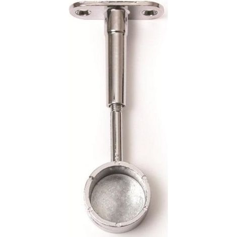 REGGITUBO TONDO mm. 25 PASSANTE CROMATO