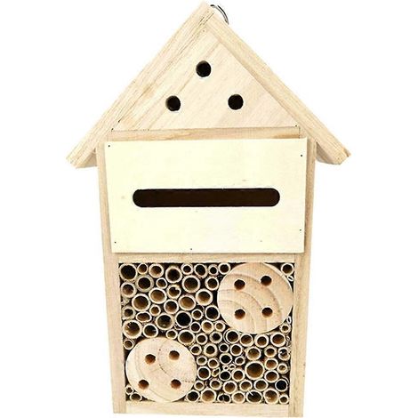 Hôtel à abeilles en bois Bee Bricks, ruche pour abeilles Bee Bricks-- (1/5)