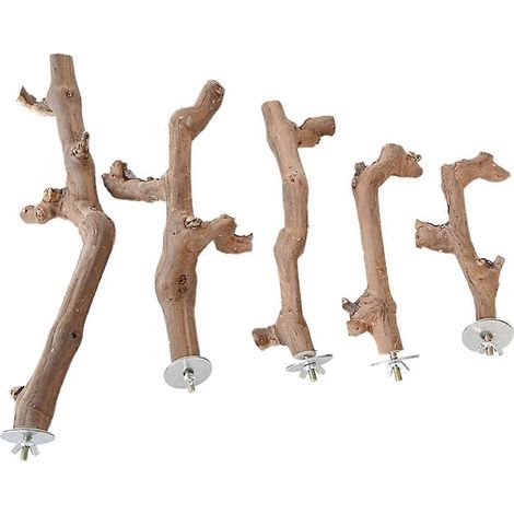 perchoir à oiseaux perroquet, bâtonnet en bois, poteau de support