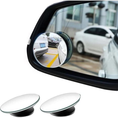 Specchietto per angolo cieco, specchietto retrovisore per auto con rotazione e inclinazione regolabili a 360°, compatibile con auto, SUV, furgoni e camion - 2 pezzi (1/5)