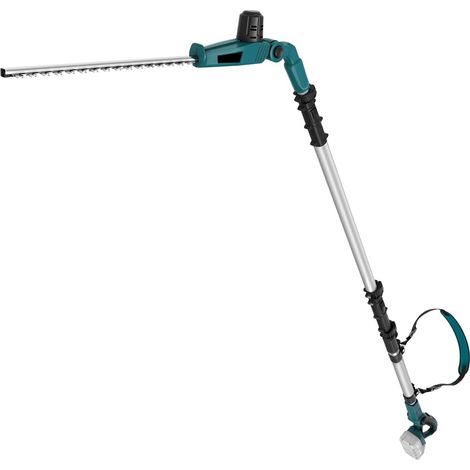 Akku Teleskop-Heckenschere CSL402 kompatibel mit Makita 18V-Akku, 45 cm Schnittbreite,16 mm Zinkenabstand, 2,95 m Reichweite, 5-Fach Verstellbarer Schneidkopf und 6-Stufen Griff (ohne Akku) (1/5)