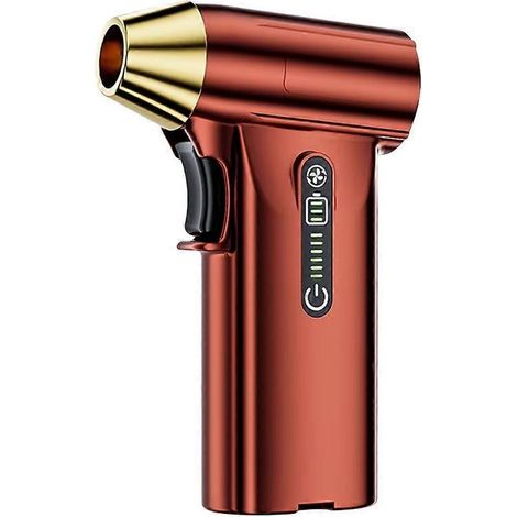 Ventilatore turbo portatile da 130.000 giri/minuto con motore brushless, ideale per tastiera del computer, auto, casa o esterni (rosso). (1/5)