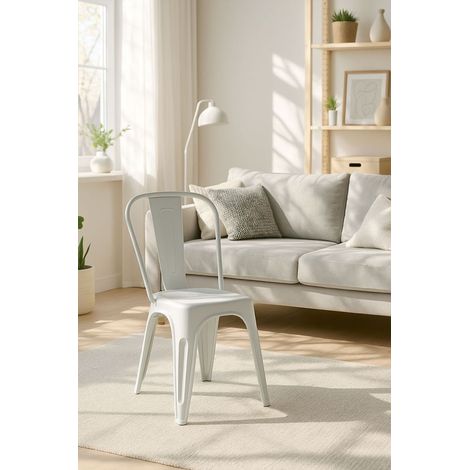 Sillas Jardín - Silla Torix Polipropileno - Blanco (1/5)