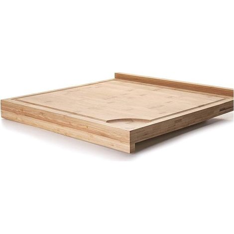 Tagliere reversibile in legno per tagliare il pane, Misure 40 x 38 cm