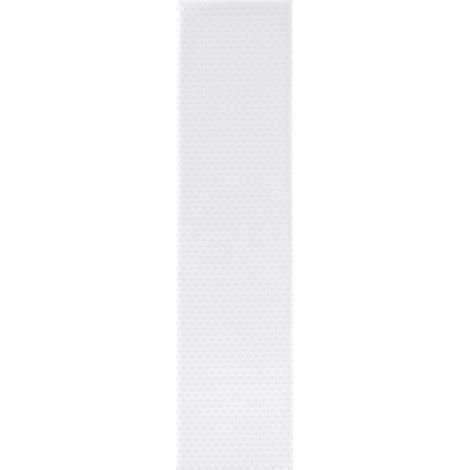 Carrelage mural faïence effet graphique GRADIENT ET GRADIENT DECOR 30x7,5cm - DECOR 30x7.5cm Blanc Brillant - - boîte de 0.44 m2 - Gioia Materia