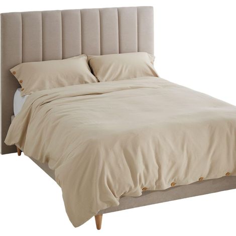 Housse de Couette Suisse Beige 220 x 220 cm