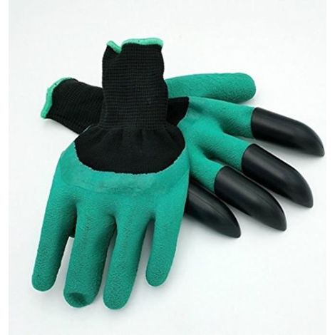 Filiyano-1 paire de gants de jardinage pour creuser et planter, gants de jardinage anti-reflets résistants pour hommes et femmes. (1/4)