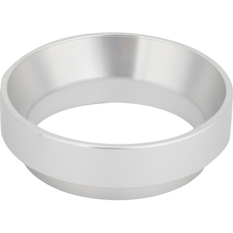 Anneau doseur universel en aluminium de 58 mm, entonnoir de rechange pour cafetière (argenté) (1/5)