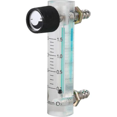 Sauerstoff-Durchflussmesser, kompatibel mit Sauerstoff- und Luftgasen (0,1-1,5 l/min, 1,5 l/min) (1/5)