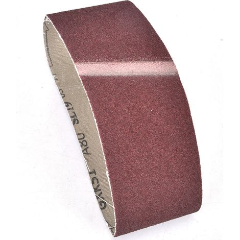 5 bandes de ponçage abrasives 457x75 mm oxyde d'aluminium pour sableuse à bande grain 60/80/100/120/240 (1/5)