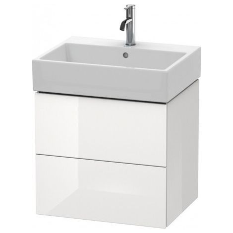 Duravit L-Cube bâti-support lavabo suspendu, 2 tiroirs,