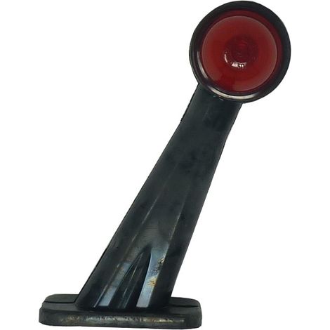 Feu de gabarit incliné 12V – Base métal – Pré-câblé – Hauteur 196 mm – Entraxe fixation 77 mm – Aj.Ba