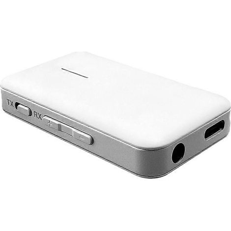 Récepteur-émetteur Bluetooth 5.3 2 en 1, adaptateur AUX pour voiture, ordinateur de bureau, ancien haut-parleur, convertisseur d'amplificateur. (1/5)